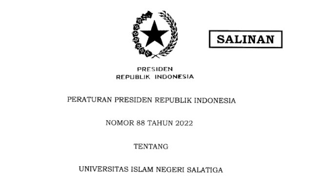 5 IAIN Bertransformasi Jadi UIN, di Pekalongan; UIN K.H. Abdurrahman Wahid