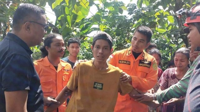Kondisi Rusli, remaja yang sempat dinyatakan hilang di hutan Gunung Tompobulu dan kini berhasil ditemukan. Foto: ist 