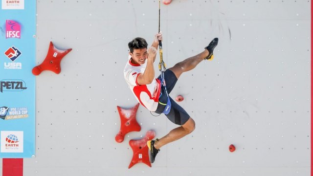 Hebat, Kiromal Katibin Sudah 2 Kali Pecahkan Rekor Panjat Tebing Dunia 