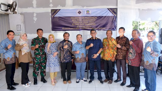 BPC PHRI Jeneponto Dilantik, Anggiat Sinaga: Buat Proker yang Dekat dengan Masyarakat