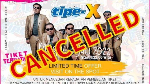 Tipe-X Gagal Manggung di Makassar, Salah Siapa?