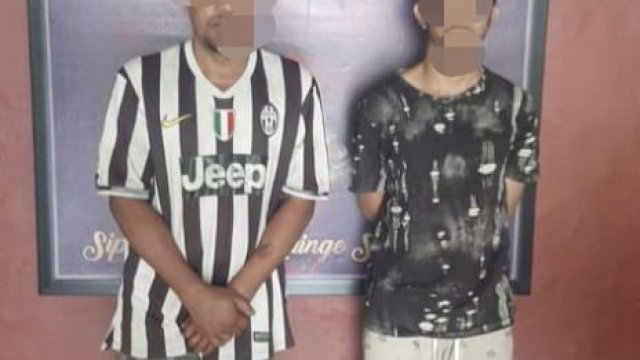 2 pelaku curanmor, Adrianto dan Rahmat diamankan oleh Polsek Makassar. Foto: ist 