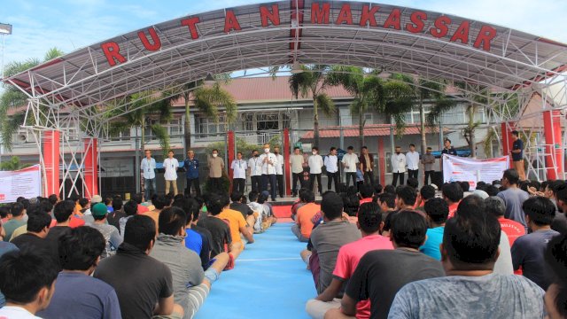  Layanan Kunjungan Tatap Muka Terbatas kepada seluruh Warga Binaan Pemasyarakatan (WBP) Rutan Kelas 1 Makassar kembali dibuka/IST