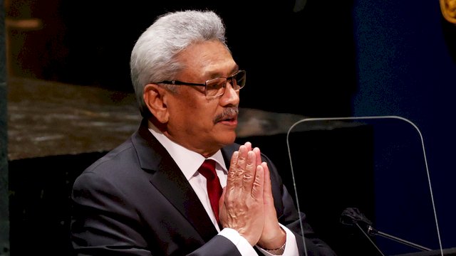 Presiden Sri Lanka Gotabaya Rajapaksa. Foto: Reuters