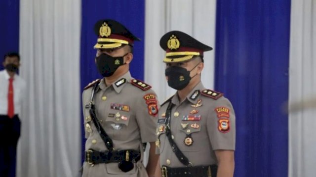 Resmi Diganti, Fatchur Cetak Sejarah Sebagai Anak Aspol Maros Jadi Kapolres dan Wakapolres Maros