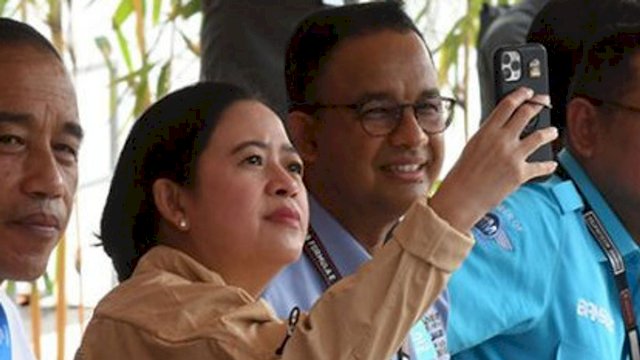 Ketua DPR RI Puan Maharani dan Gubernur DKI Jakarta Anies Baswedan. Foto: ist