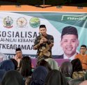 Bertandang Ke Pelosok Desa Takalar, Hengky Yasin Sosialisasi Nilai - Nilai Kebangsaan