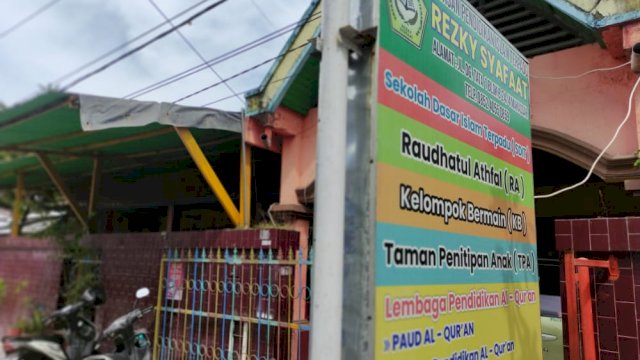 Yayasan Reski Syafaat  yang berada di Kompleks Perumahan Pondok Lestari, Jalan Daeng Tata I, Kecamatan Tamalate, Kota Makassar/PORTALMEDIA/Reza