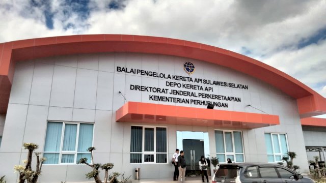 Kantor Balai Pengelolaan Kereta Api Sulsel(PORTAL MEDIA/Dewi)