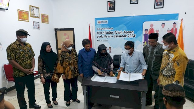 Badan Pengawas Pemilihan Umum Kabupaten Luwu Timur, menggandeng Forum Kerukunan Umat Beragama setempat untuk menciptakan penyelenggaraan Pemilu&nbsp;2024 yang berintegritas/IST