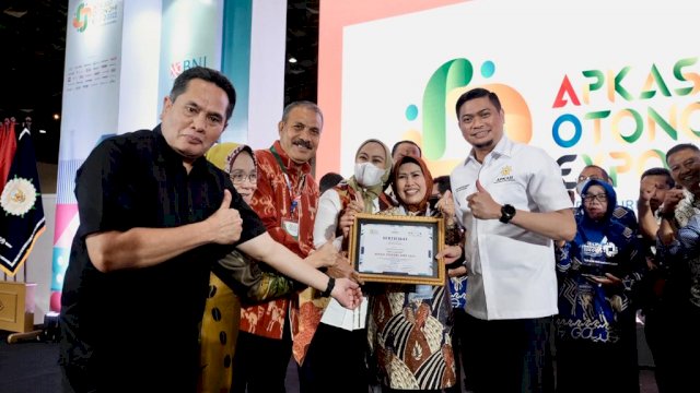 Miniatur Balla Lompoa yang dipajang di stand Pemerintah Gowa pada pelaksanaan APKASI Otonomi Expo (AEO) 2022 berhasil meraih juara umum/IST