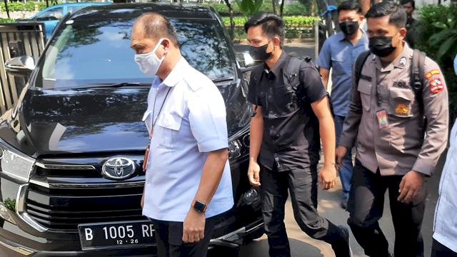 Bharada E penuhi panggilan Komnas HAM, Selasa (26/7/2022). Foto: dok liputan6.com