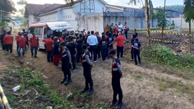 Suasana pembongkaran jenazah Brigadir Yoshua atau Brigadir J