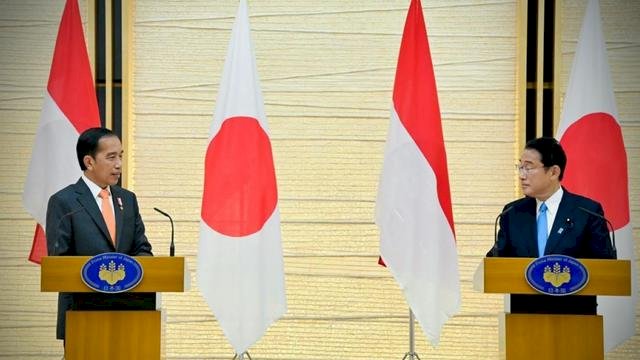 Presiden Jokowi bertemu Perdana Menteri (PM) Jepang Kishida Fumio Foto: Biro Pers Sekretariat Presiden
