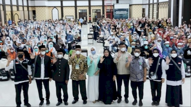 Kloter 1 UPG Mendarat, 3 Jemaah Wafat dari Embarkasi Makassar