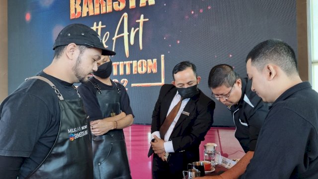 Archipelago Barista Latter Art Competition Berlangsung Ramai di Hotel Aston Makassar
