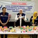 BBPOM Sulsel Sita 697 Kosmetik Ilegal, Makassar Penyumbang Terbanyak