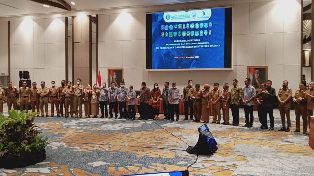 25 Kepala Daerah di Sulsel hadir dalam penandatanganan dukungan EPTD. Foto: dok