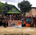  #Gerakan1001Buku Kunjungi Rumbel Anak Sungai di Rammang-rammang