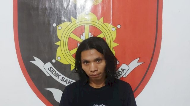 Seorang oknum mahasiswa Universitas Negeri Makassar (UNM) Makassar diamankan pihak Kepolisian Sektor (Polsek) Rappocini/IST
