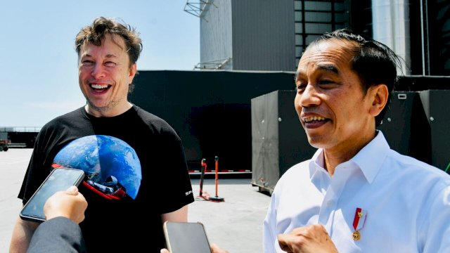 Elon Musk dan Presiden Jokowi