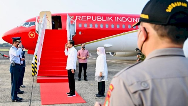 Presiden Joko Widodo dan Ibu Iriana Joko Widodo