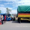 Pasutri Asal Gowa Tewas Usai Tabrak Truk Parkir di Barru