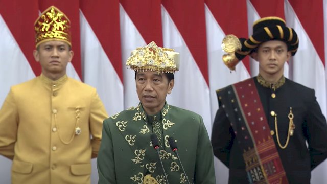 Sidang HUT 77 RI, Presiden: Tangguh Hadapi Pendami, Kekuatan Besar untuk Bangun Negara