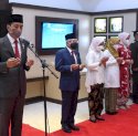 Presiden Jokowi Pimpin Apel Kehormatan dan Renungan Suci di TMP Kalibata