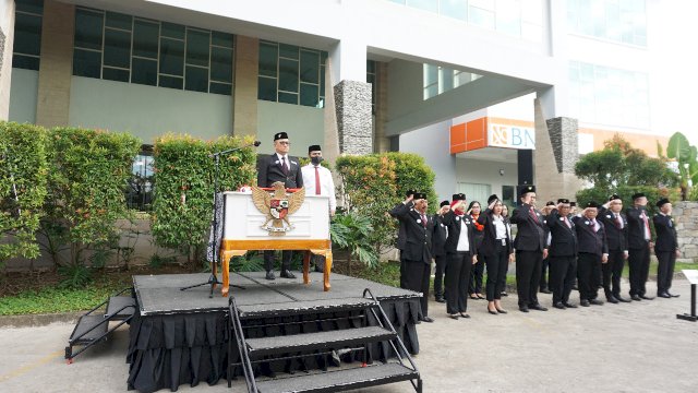 Suasana perayaan 17 Agustus di Hotel Dalton, Makassar. Foto: dok