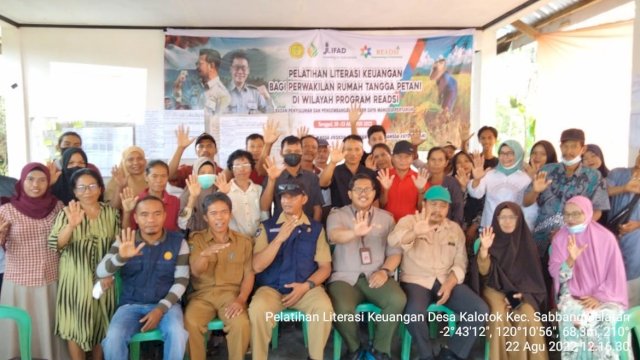 Sebanyak 252 pasang rumah tangga petani menjadi peserta Pelatihan Literasi Keuangan bagi Perwakilan Rumah Tangga Petani Penerima Manfaat program Rural Empowerment and Agricultural Development Scalling-up Initiative  Luwu Utara/IST