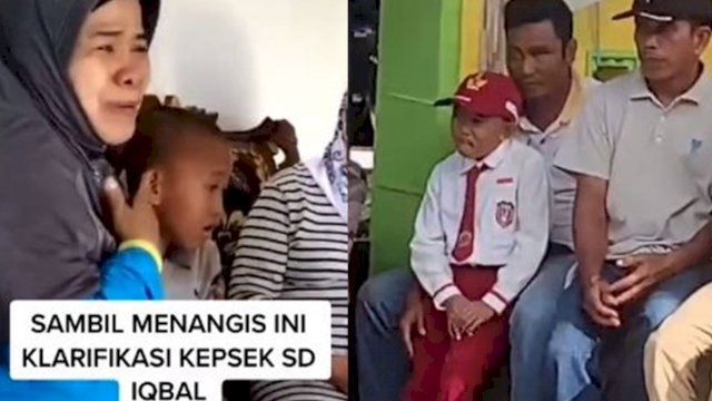 Seorang anak Sekolah Dasar (SD) dikeluarkan dari barisan lomba gerak jalan saat 17 Agustus, lantaran pakaiannya yang kusam/INT