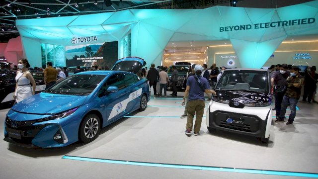 Suasana pameran otomotif GIASS. Foto: dok