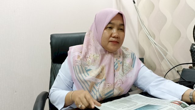 Kepala Dinas Kesehatan Kota Makassar, Nursaidah Sirajuddin(Portal Media/Rahma Ami) 