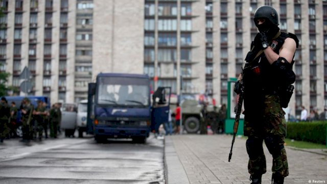 salah satu tentara bayaran di Ukraina