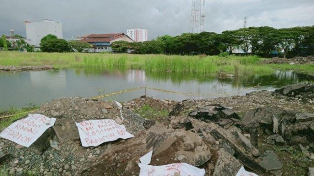 Penampakan Stadion Mattoanging belum lama ini. Foto: dok