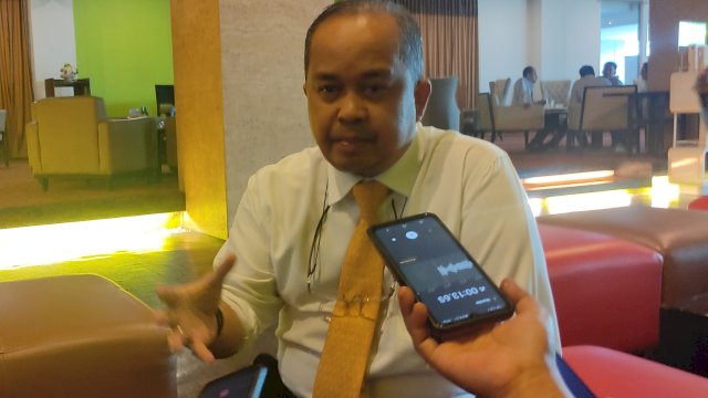 Ketua PHRI Sulsel, Anggiat Sinaga(Portal Media/Al Fath) 