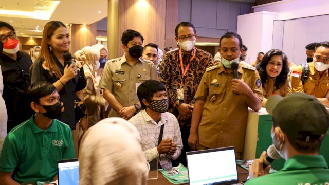 Suasana Job Fair Sulsel 2022. Foto: portalmedia/dewi