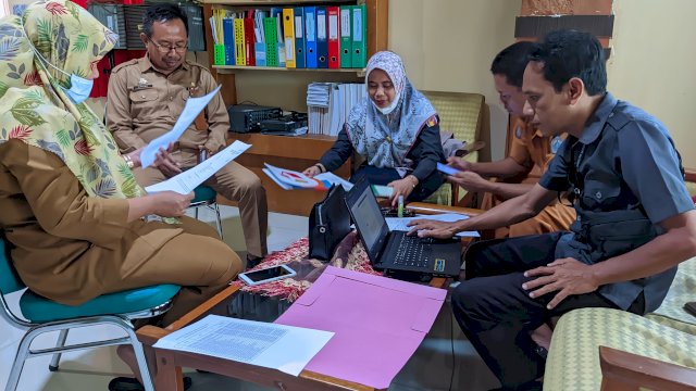Badan Pengawas Pemilu(Bawaslu) Bantaeng menemui Organisasi Perangkat Daerah(OPD) lingkup Pemerintah Daerah (Pemda) Bantaeng, Rabu 31 Agustus 2022.