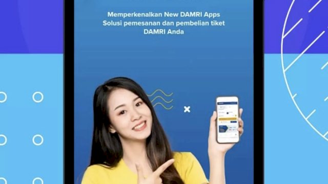 Ilustrasi aplikasi DAMRI Apss. Foto: ist