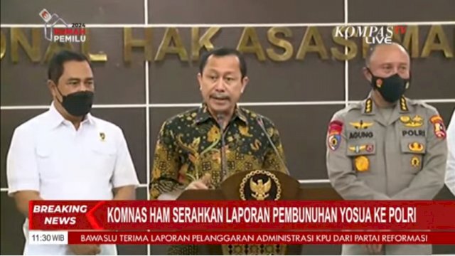 Ketua Komnas HAM Sebut Polri Bekerja Baik dalam Kasus Pembunuhan Brigadir J