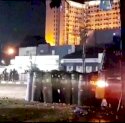 Viral! Potongan Video ada Lemparan Busur dari Balik Tameng Polisi, saat Ricuh di UNM Makassar