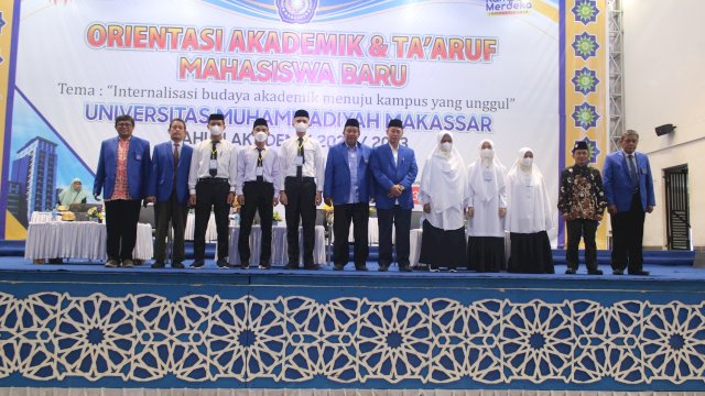 3.950 Maba Ikuti Orientasi Akademik, Rektor Unismuh Ajak Mahasiswa Paham Visi-Misi Kampus