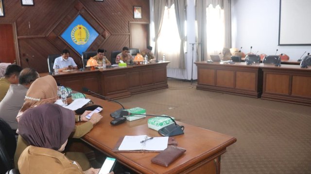 Rapat koordinasi Pemda Selayar bersama tim terpadu Selasa (6/9/2022)/IST