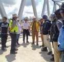 Akses Jembatan Sungai Masamba Resmi Dibuka, Lalu Lintas Kendaraan Kembali Normal