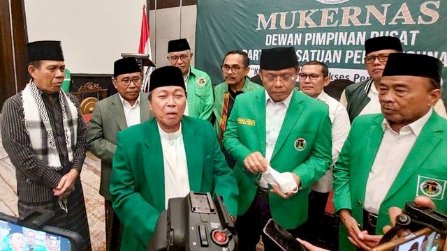 Mukernas PPP di Ballroom Swiss-Belinn, Serang, Banten, Minggu (4/9/2022)-Senin (5/9/2022), menentukan Muhammad Mardiono sebagai Plt Ketum PPP, pengganti Suharso Monoarfa. Foto: Dok. Istimewa