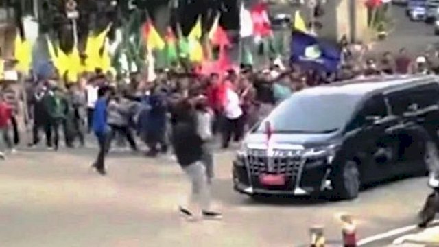 Viral Mobil Wapres Diadang Pendemo di Palembang, Ini Penjelasan Jubir