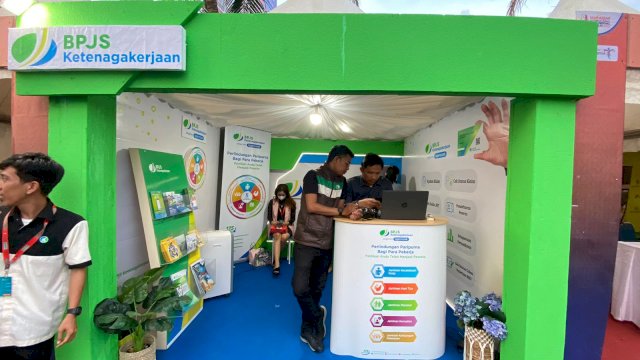 BPJS Ketenagakerjaan Siapkan Pelayanan Administrasi di Booth F8 Makassar