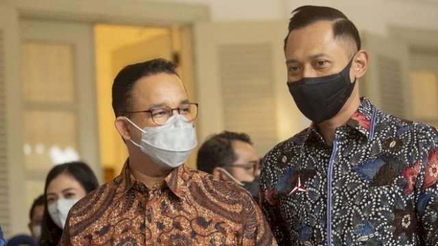 Anies Baswedan dan AHY. Foto: ist 