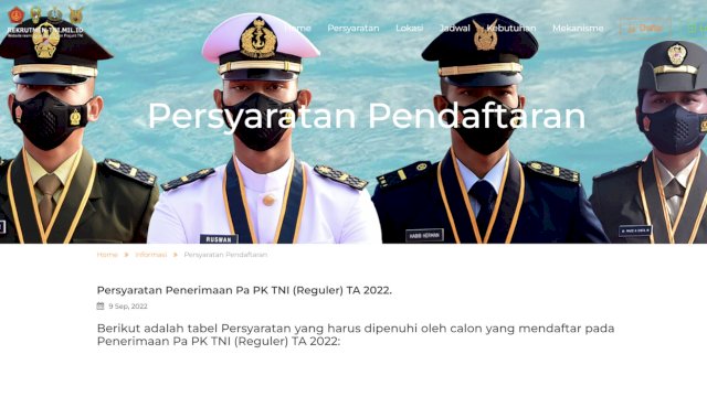 TNI Buka Rekrutmen Besar-besaran untuk Prajurit Karir bagi Lulusan D4/S1/S2